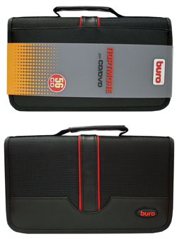 Портмоне BURO для 56 CD/DVD, 293 х 60 х 170 мм